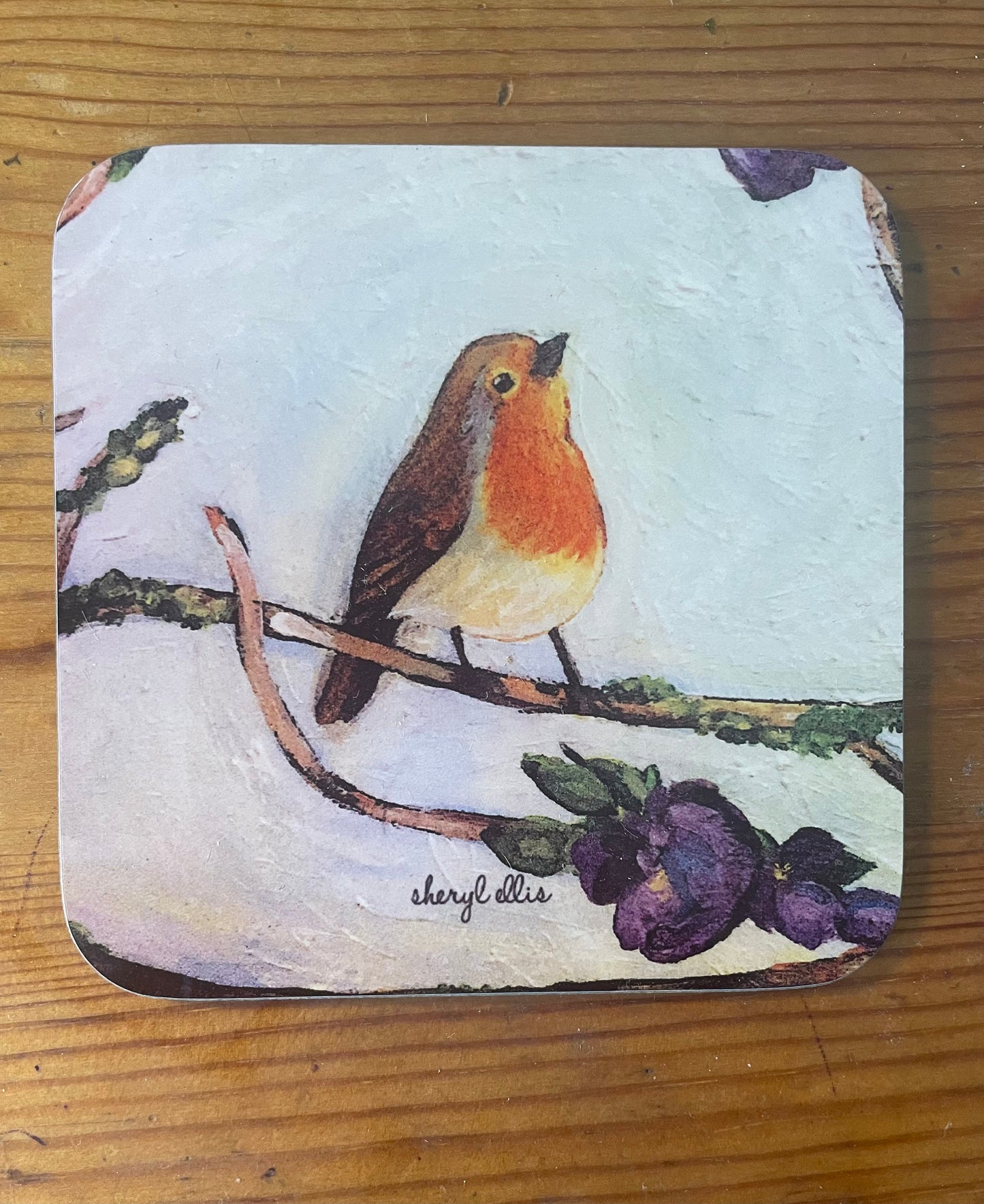 Robin Coasters - Square (Pack of 4)
