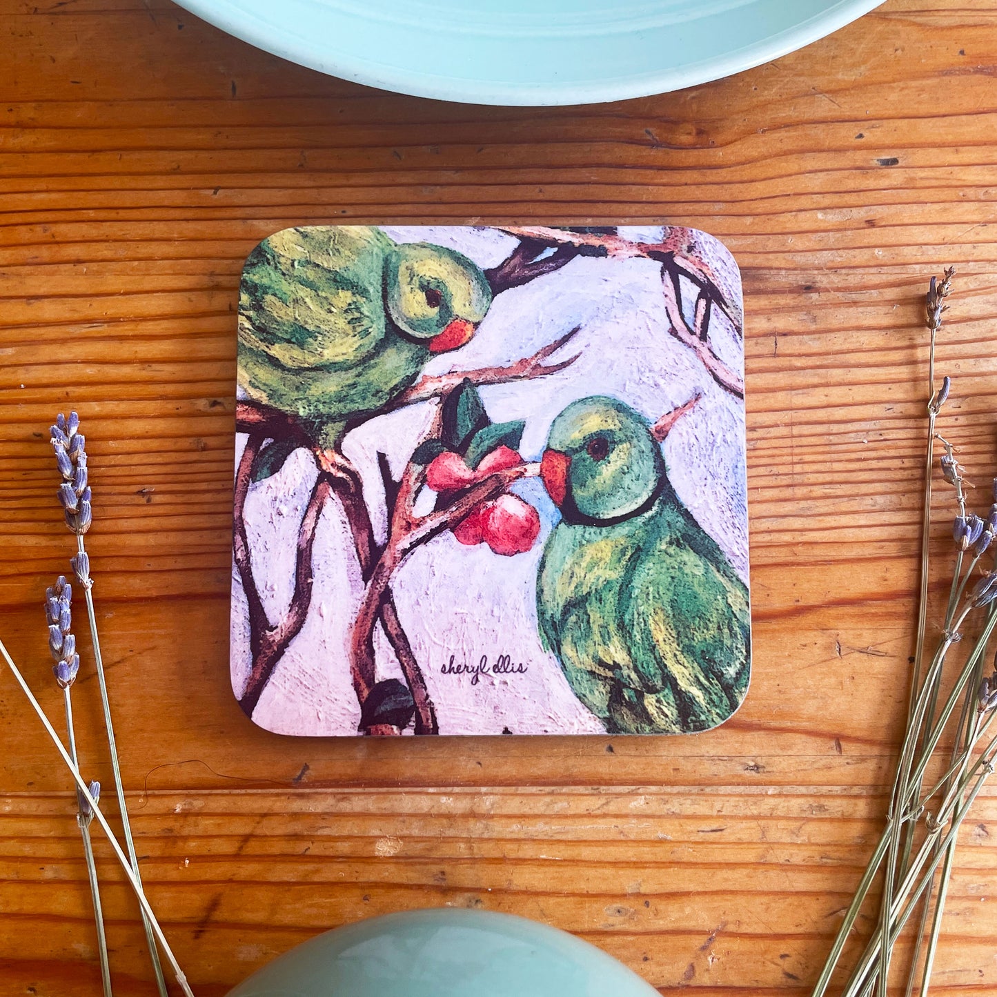 Bird lovers mix’n’match coaster (Pack of 4)  - Pick any bird combo